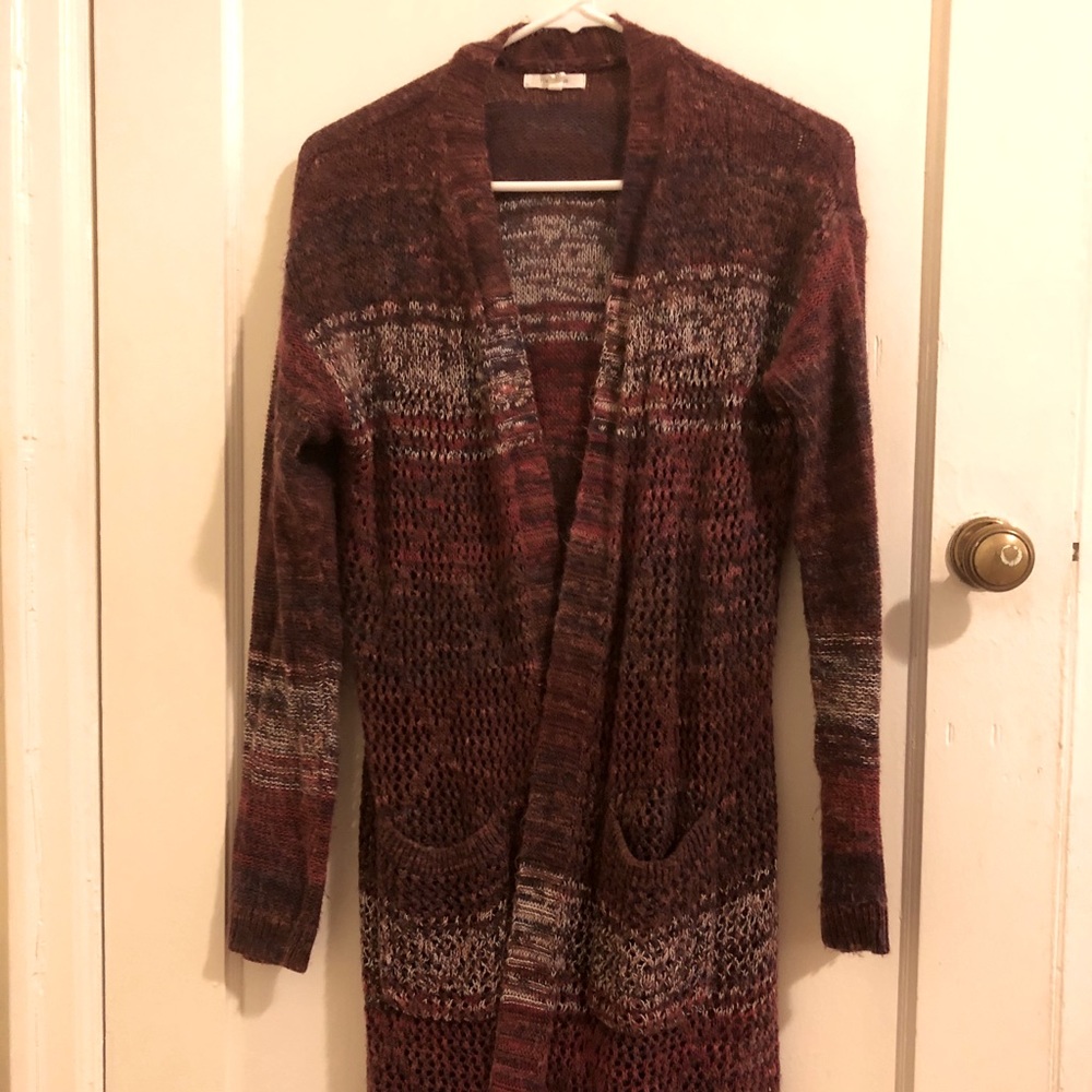 Long, Knitted Cardigan